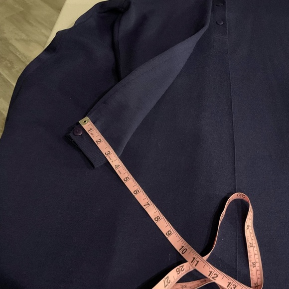 Vintage Liz Claiborne Wool Blend Dress Button Up Blue Sweater Back Pleat… - Picture 8 of 15